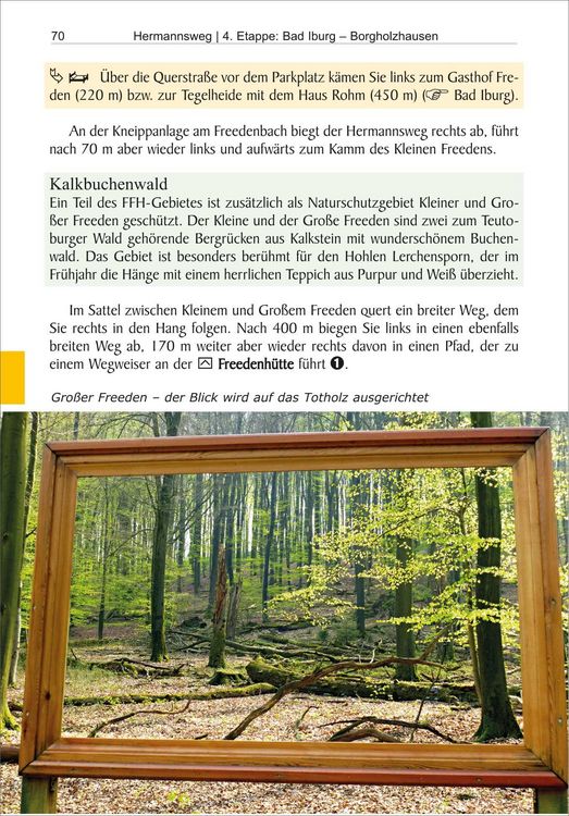 Produktbild: Hermannsweg - Eggeweg &Uuml;ber die Hermannsh&ouml;hen durch Teutoburger Wald und Eggegebirge