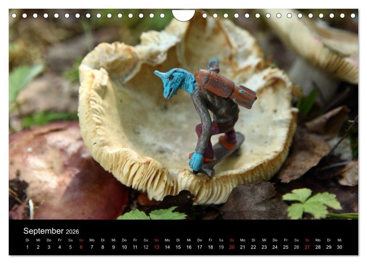 Produktbild: Micro Dino Skaters 2026 (Wandkalender 2026 DIN A4 quer), CALVENDO Monatskalender
