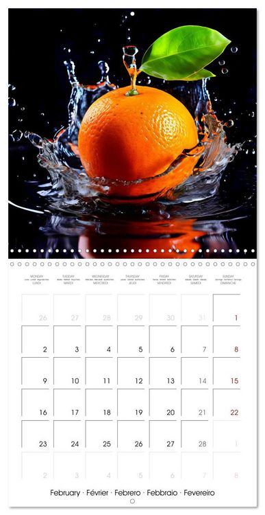 Produktbild: Fruity flavour explosions (Wall Calendar 2026 12 &times; 12 Inch) CALVENDO 12 Month Wall Calendar
