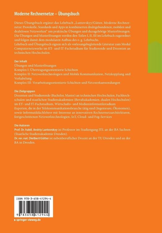 Produktbild: Moderne Rechnernetze &ndash; &Uuml;bungsbuch