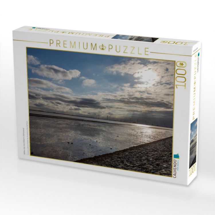 Produktbild: CALVENDO Puzzle Wolken &uuml;ber dem Dollart in Ostfriesland | 1000 Teile Lege-Gr&ouml;&szlig;e 64x48cm Foto-Puzzle f&uuml;r gl&uuml;ckliche Stunden