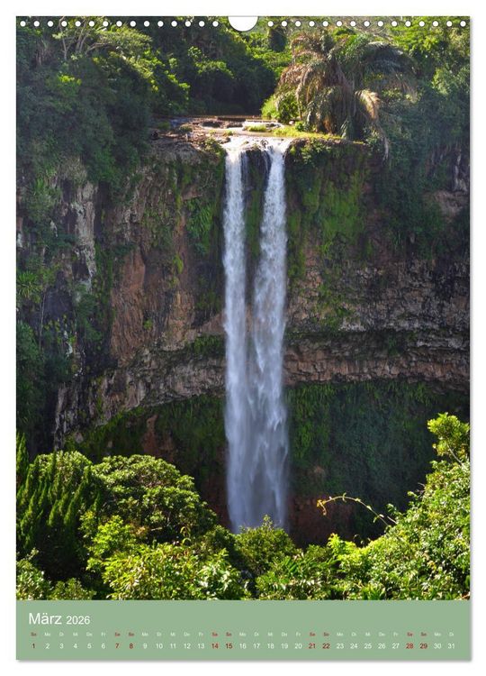 Produktbild: Erlebe mit mir das Inselparadies Mauritius (Wandkalender 2026 DIN A3 hoch), CALVENDO Monatskalender