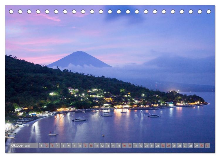 Produktbild: Bali - Momente einer Reise (Tischkalender 2027 DIN A5 quer), CALVENDO Monatskalender
