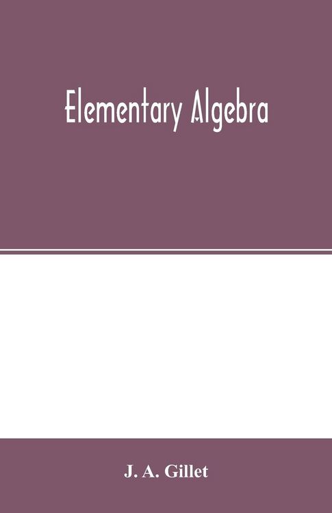 Produktbild: Elementary algebra