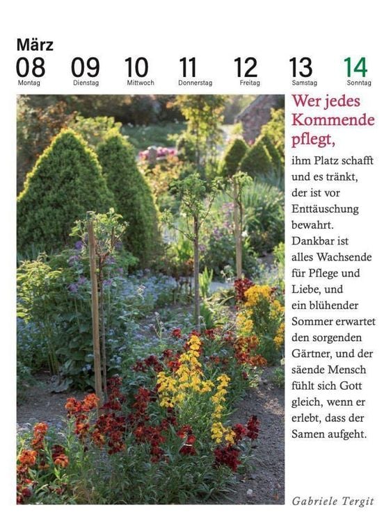 Produktbild: Der literarische Gartenkalender 2027