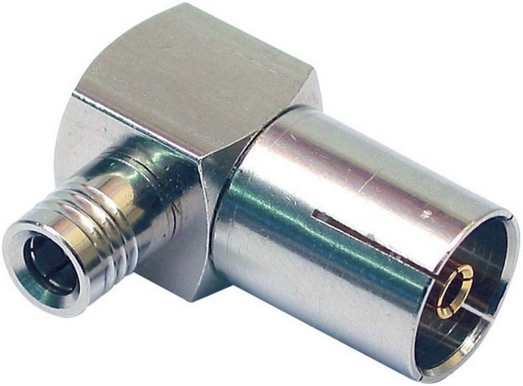 Produktbild: TechniSat 0000/3314 SMB-Koax-Adapter Anschl&uuml;sse: SMB-Stecker, Koax-Buchse IEC 1St.