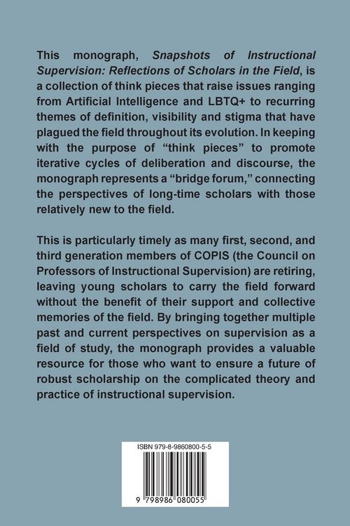 Produktbild: Snapshots of Instructional Supervision