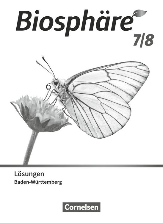 Produktbild: Biosph&auml;re Sekundarstufe I 7./8. Schuljahr - Gymnasium Baden-W&uuml;rttemberg - L&ouml;sungen zum Sch&uuml;lerbuch