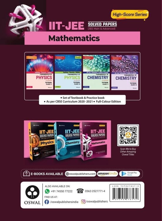 Produktbild: IIT-JEE Solved Papers (Main & Advanced) - Mathematics