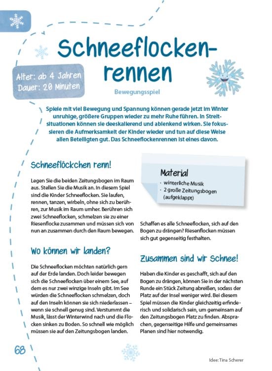 Produktbild: Das Kita-Jahreszeitenbuch: Bewegungsspiele