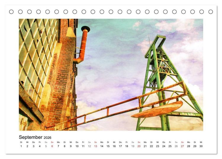 Produktbild: Zeche Lohberg - Im Wandel der Zeit (Tischkalender 2026 DIN A5 quer), CALVENDO Monatskalender