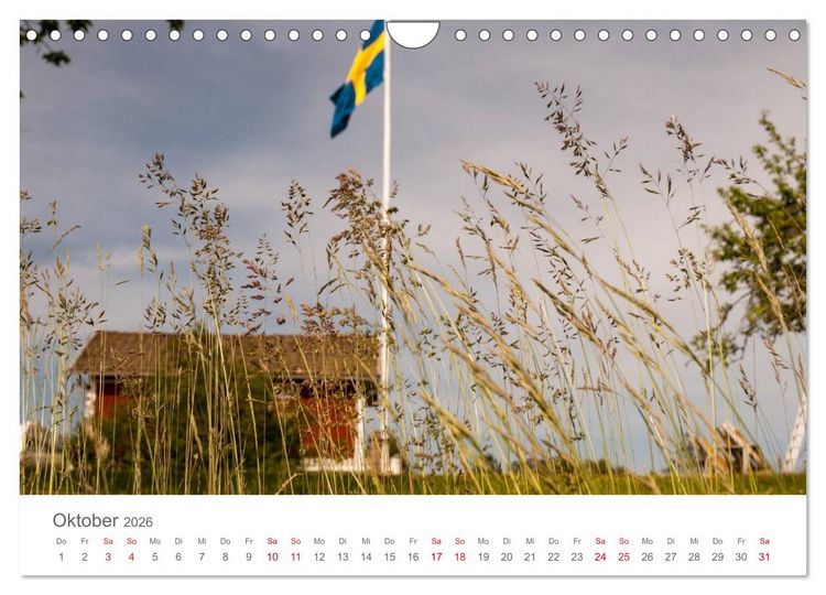 Produktbild: Nordisch gut - Schweden (Wandkalender 2026 DIN A4 quer), CALVENDO Monatskalender