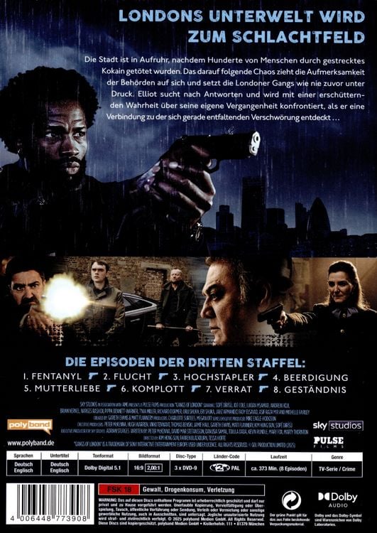 Produktbild: Gangs of London - Staffel 3 [3 DVDs]