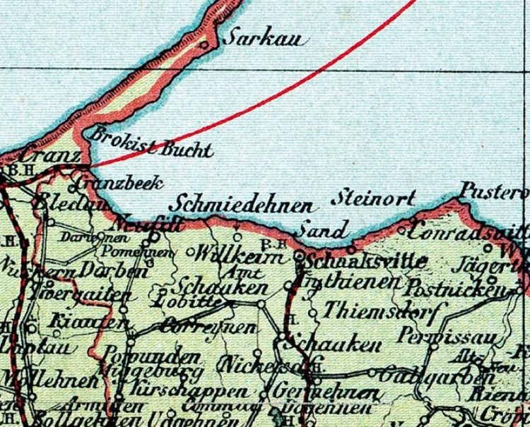 Produktbild: Historische Karte: Provinz Ostpreussen &shy; um 1910 (Plano)