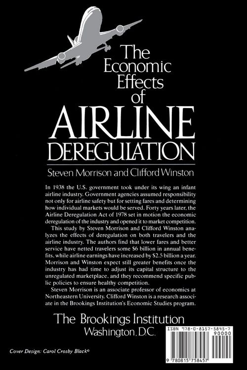 Produktbild: Economic Effects of Airline Deregulation