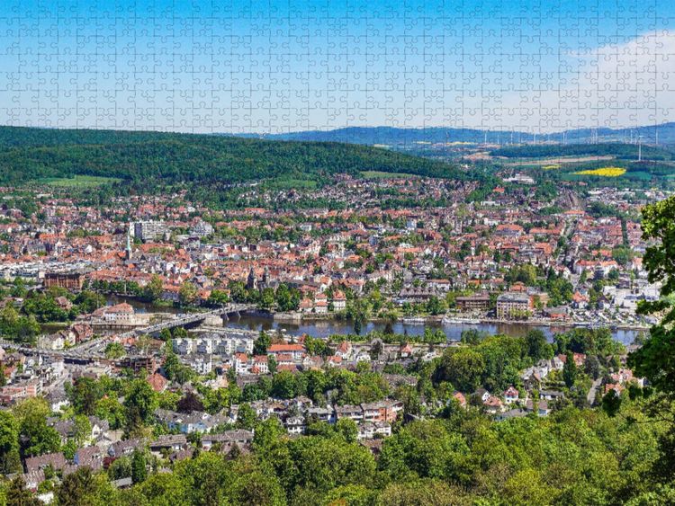 Produktbild: CALVENDO Puzzle Hameln | 1000 Teile Lege-Gr&ouml;&szlig;e 64x48cm Foto-Puzzle f&uuml;r gl&uuml;ckliche Stunden