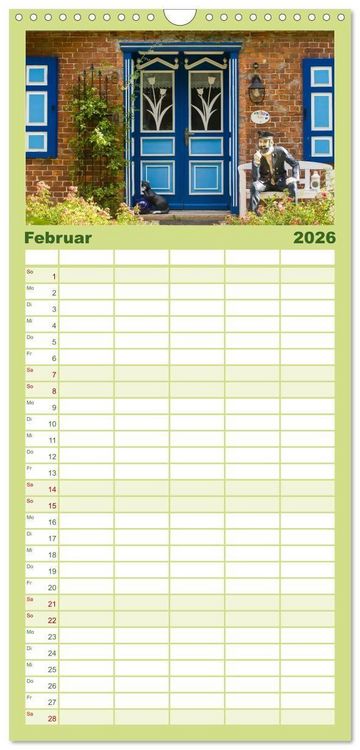 Produktbild: Familienplaner 2026 - Mecklenburg &ndash; Vorpommern, Sch&ouml;nheiten im Land der Ostseek&uuml;ste mit 5 Spalten (Wandkalender, 21 x 45 cm) CALVENDO