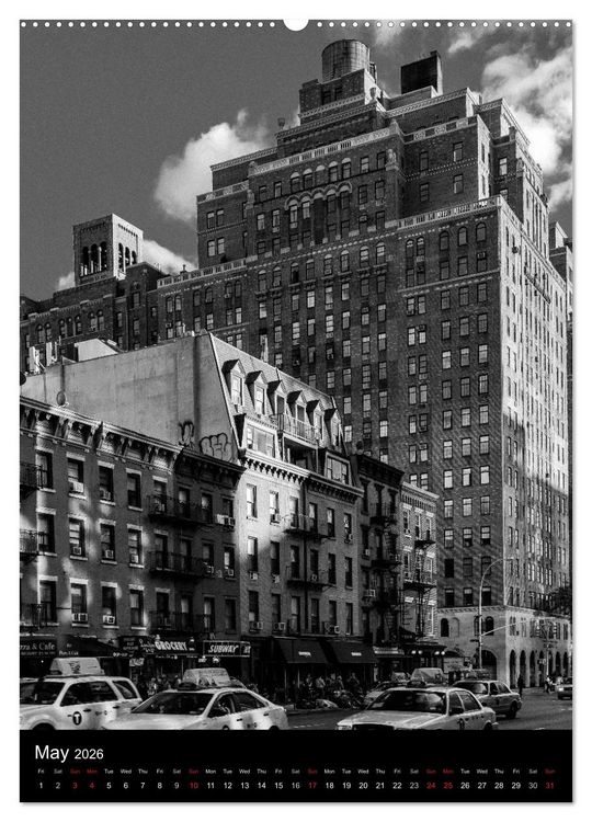 Produktbild: New York City (High Quality Premium Wall Calendar 2026 DIN A2 portrait),CALVENDO 12 Month Wall Calendar