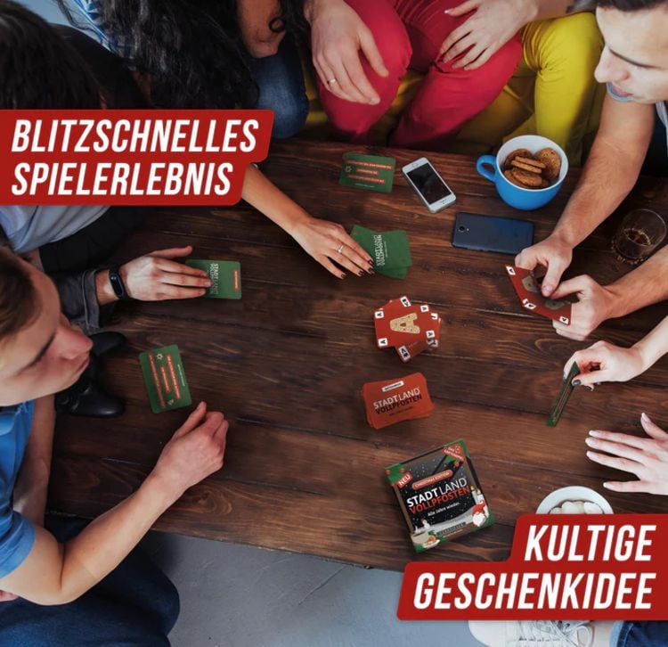 STADT LAND VOLLPFOSTEN® - Das Kartenspiel – Christmas Edition - "Alle Jahre wieder."