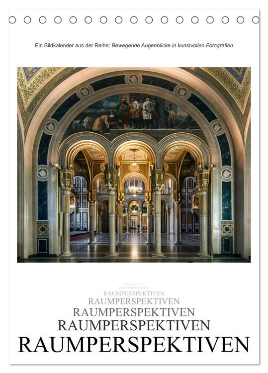 Produktbild: Raumperspektiven (Tischkalender 2026 DIN A5 hoch), CALVENDO Monatskalender
