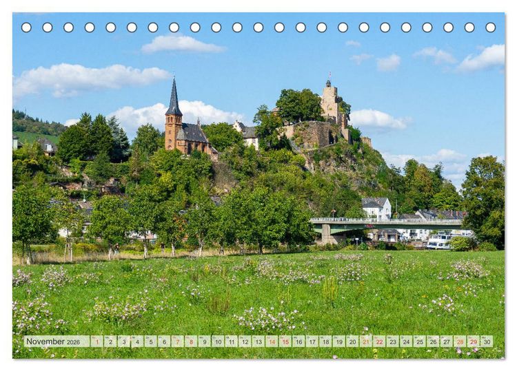 Produktbild: Saarburg Impressionen (Tischkalender 2026 DIN A5 quer), CALVENDO Monatskalender