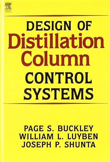 Produktbild: Design of Distillation Column Control Systems