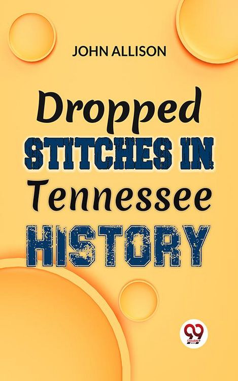 Produktbild: Dropped Stitches In Tennessee History