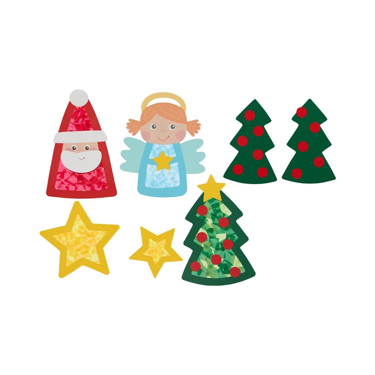 Produktbild: Bastelset - Erstes Kleben Weihnachtsmotive