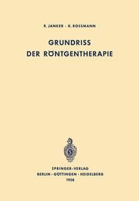 Produktbild: Grundriss der R&ouml;ntgentherapie