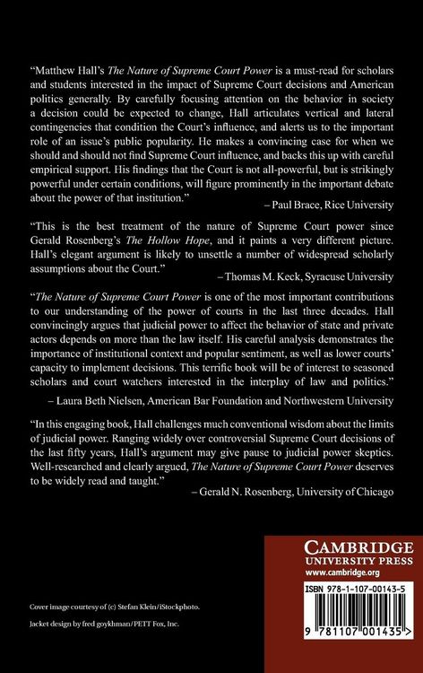 Produktbild: The Nature of Supreme Court Power