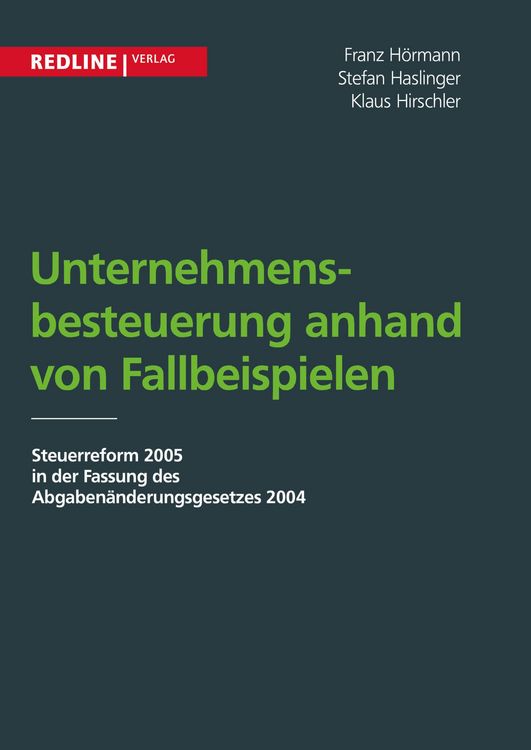 Produktbild: Unternehmensbesteuerung anhand von Fallbeispielen