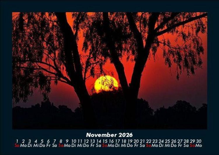 Produktbild: Sonnenuntergang 2026 Fotokalender DIN A5