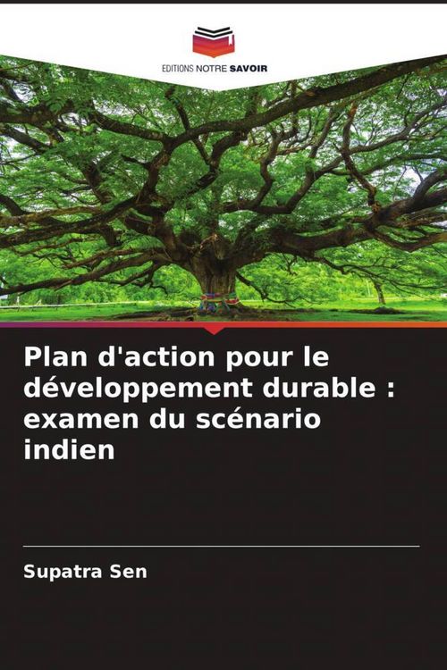 Produktbild: Plan d'action pour le d&eacute;veloppement durable : examen du sc&eacute;nario indien
