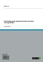 Produktbild: Die Entstehung der deutschen Parteien nach dem Cleavage-Modell