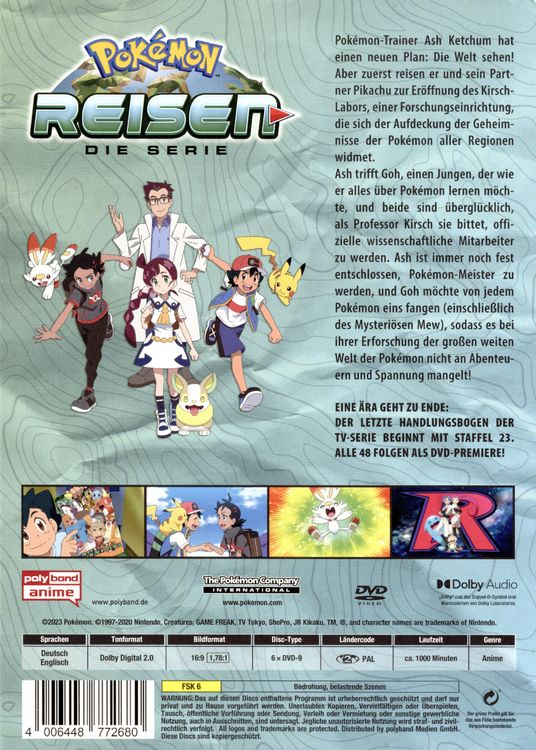 Produktbild: Pok&eacute;mon Reisen - Die Serie: Staffel 23 [6 DVDs]