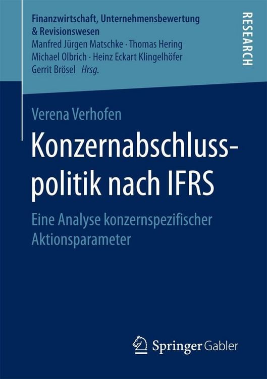 Produktbild: Konzernabschlusspolitik nach IFRS