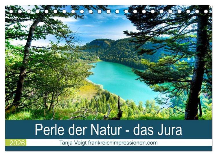 Produktbild: Eine Perle der Natur - das Jura (Tischkalender 2026 DIN A5 quer), CALVENDO Monatskalender