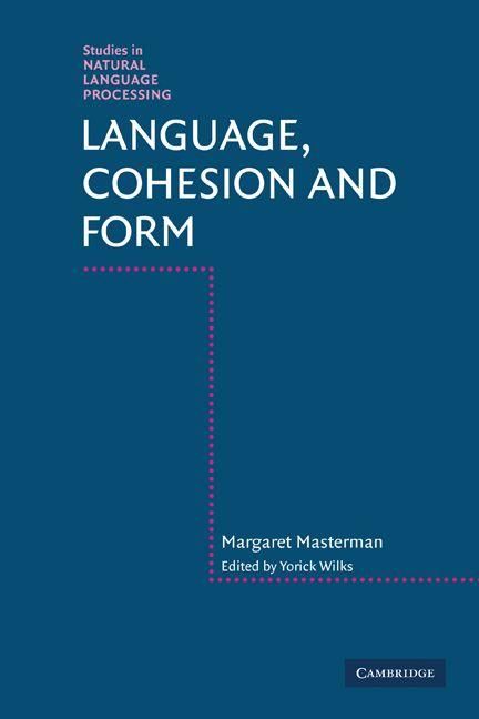 Produktbild: Language, Cohesion and Form
