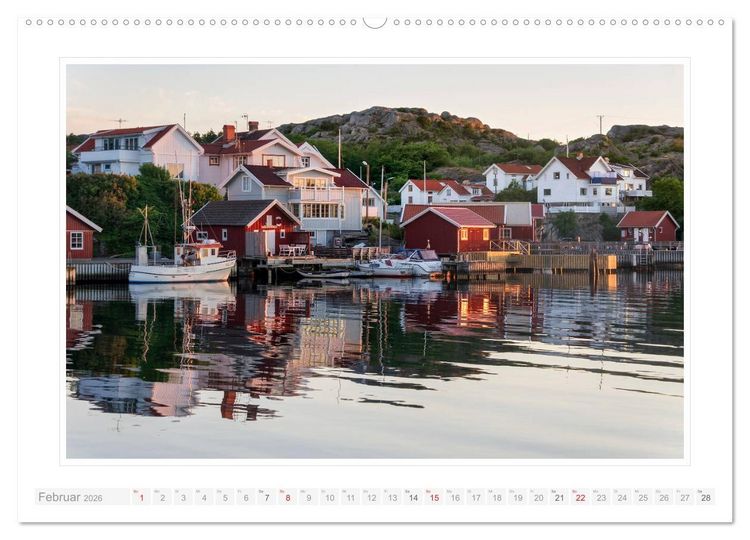 Produktbild: Bohusl&auml;n. Sk&auml;rhamn - R&ouml;nn&auml;ng - Marstrand (Wandkalender 2026 DIN A2 quer), CALVENDO Monatskalender