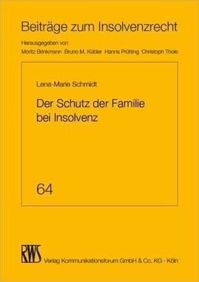 Produktbild: Der Schutz der Familie bei Insolvenz