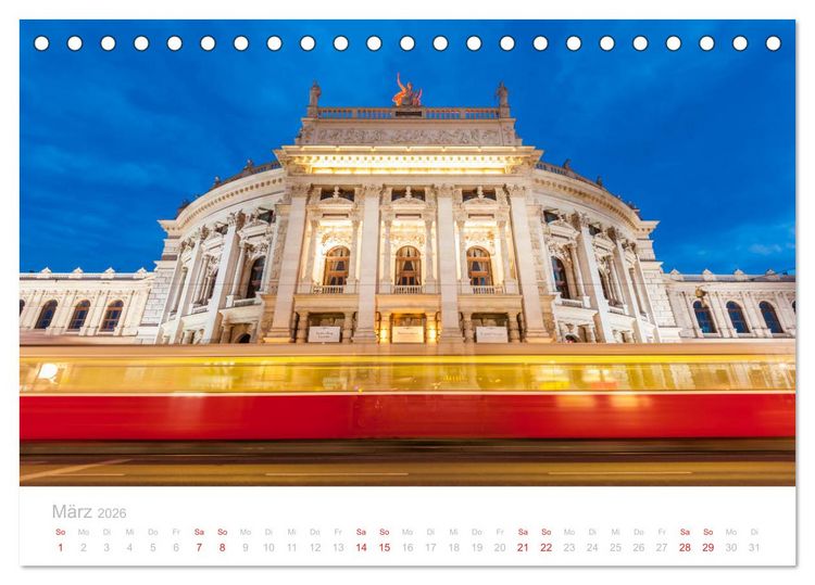 Produktbild: W I E N E R Impressionen (Tischkalender 2026 DIN A5 quer), CALVENDO Monatskalender