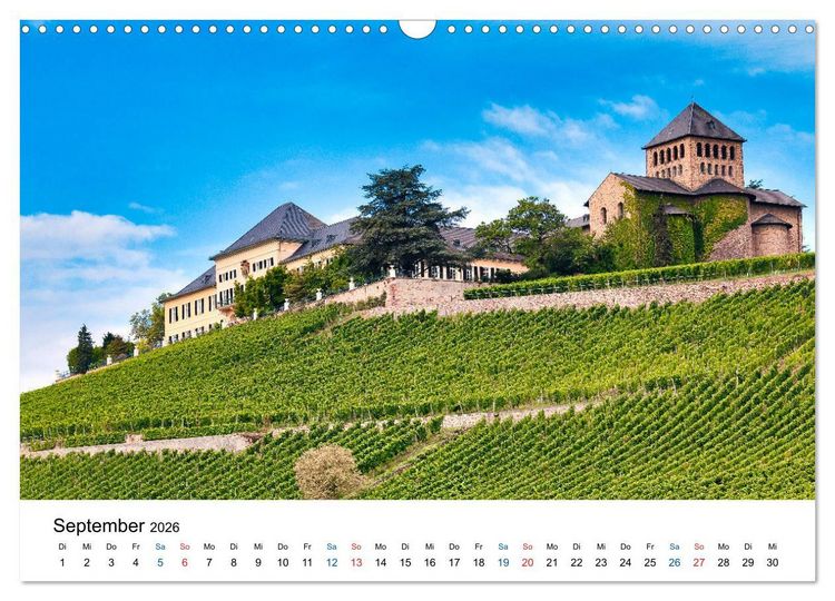 Produktbild: Rheingau - Rhein Riesling Kultur (Wandkalender 2026 DIN A3 quer), CALVENDO Monatskalender