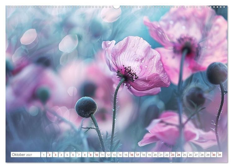 Produktbild: Bezaubernde Mohnblumen (hochwertiger Premium Wandkalender 2027 DIN A2 quer), Kunstdruck in Hochglanz