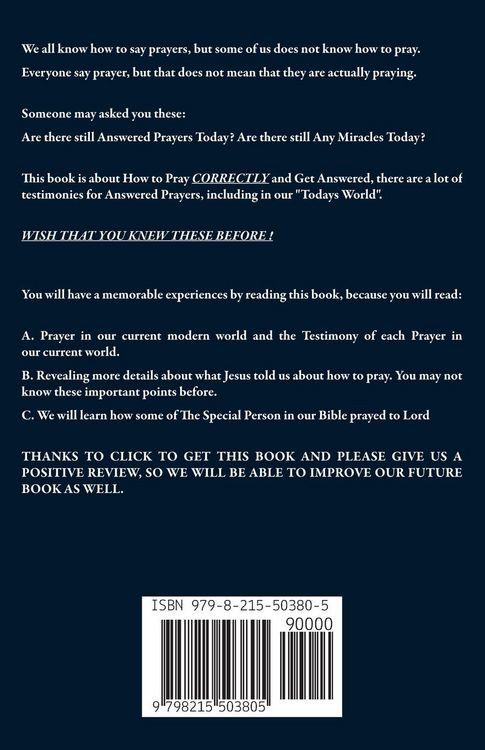 Produktbild: How to Pray a Good Prayer and Simple Guide for Normal People and Get Answered (With Testimonies)