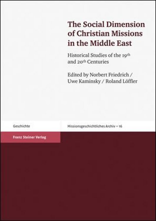Produktbild: The Social Dimension of Christian Missions in the Middle East