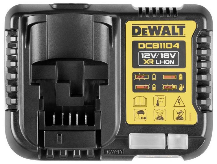 Produktbild: DEWALT DCB1104-QW Schnellladeger&auml;t DCB1104-QW