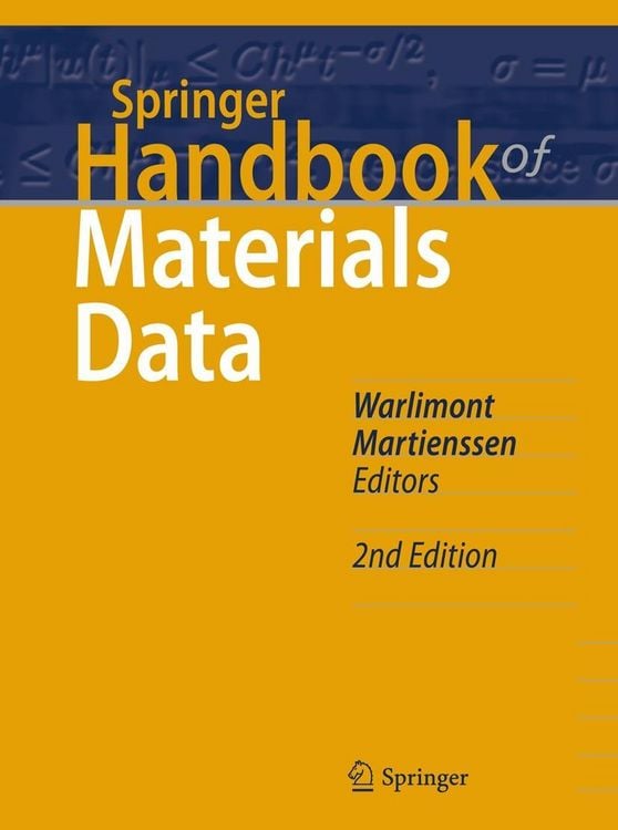Produktbild: Springer Handbook of Materials Data