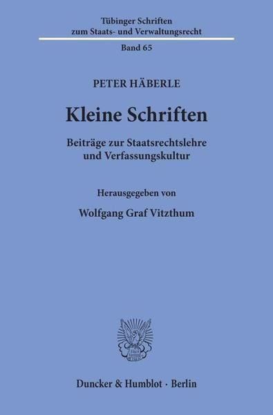 Produktbild: Kleine Schriften