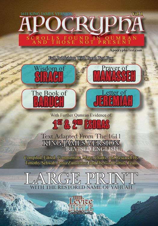Produktbild: Apocrypha Scrolls Found In Qumran And Those Not Present Vol. 1
