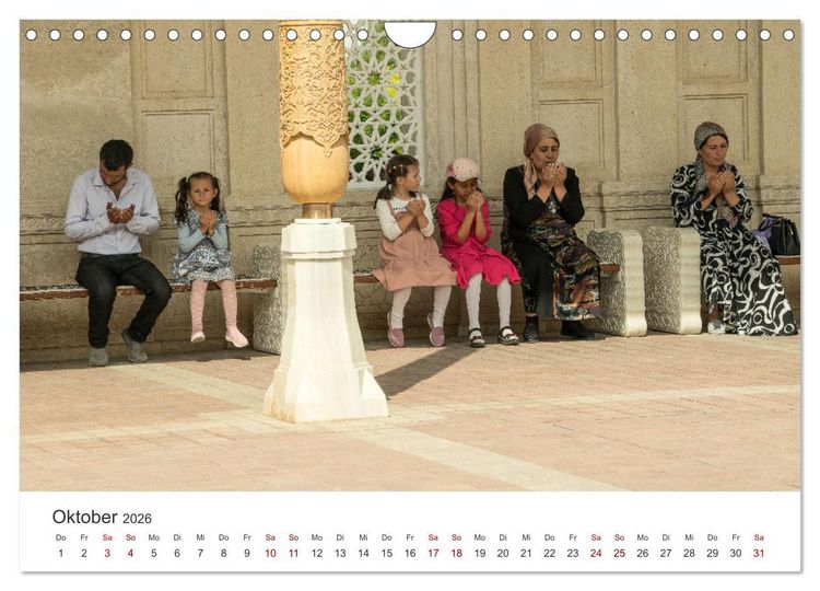 Produktbild: Usbekistan (Wandkalender 2026 DIN A4 quer), CALVENDO Monatskalender